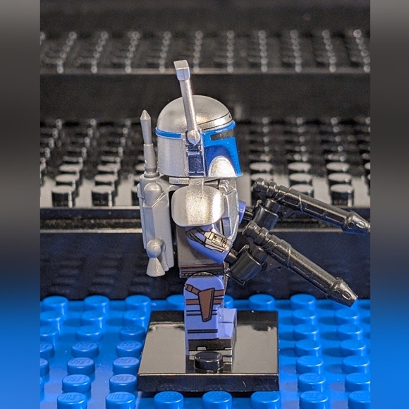 2 Minifigures- Star Wars Jango Fett Building Block Action Figure Clone Wars - Picture 14 of 16